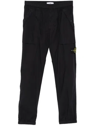 Stone Island Pants In Black