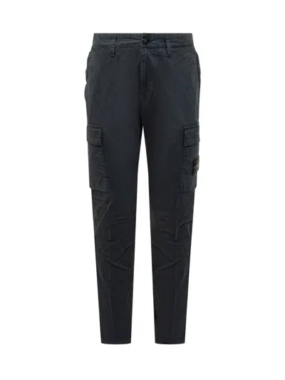 Stone Island Pants In Black