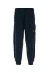 Stone Island Cotton Cargo Joggers Elastic Waistband