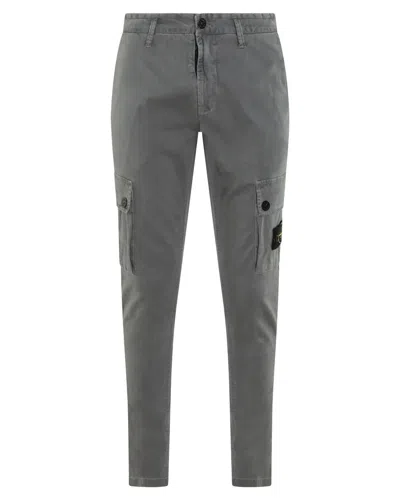 Stone Island Pants In Black