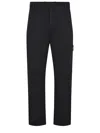 Stone Island Cotton Regular Fit Pants In Black