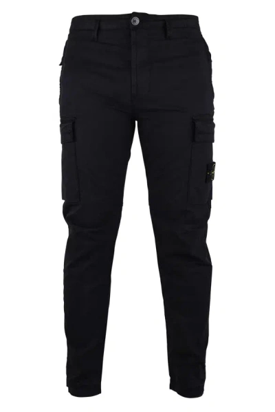 Stone Island Pants In Black