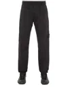 Stone Island Compass-patch Track Pants In Black