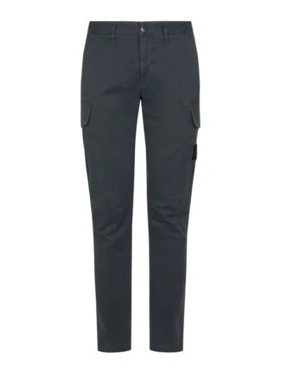 Stone Island Pants In Leadgrey