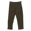 Stone Island Wrinkled Corduroy Straight-leg Trousers In Brown