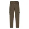 Stone Island Compass-patch Cargo Trousers In Green