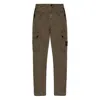 Stone Island Compass-patch Cargo Trousers In Green