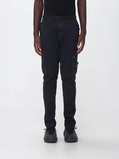 Stone Island Pants Men Color Black