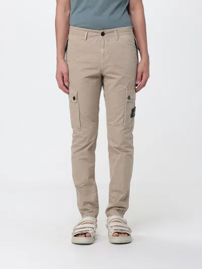 Stone Island Pants Men  In Neutral