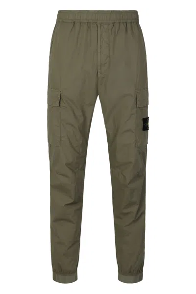 Stone Island Pants Parachute In Green