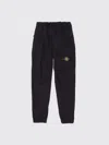 Stone Island Compass-patch Trousers In Black
