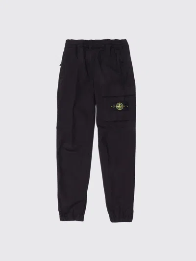 STONE ISLAND STONE ISLAND JUNIOR COTTON CARGO TROUSERS,I11358002