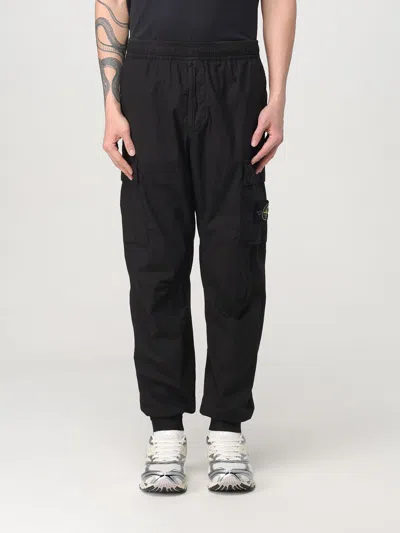 Stone Island Cargo Pants In Grey