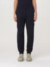 Stone Island Compass-patch Cotton Track Pants In Blue