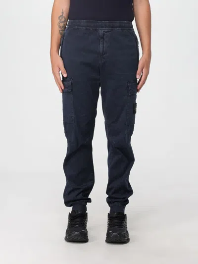 Stone Island Pants  Men Color Blue