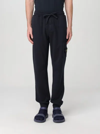 Stone Island Pants  Men Color Blue In Blau