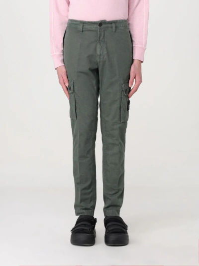 Stone Island Pants  Men Color Green In 0159