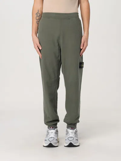 Stone Island Pants  Men Color Green In Grün