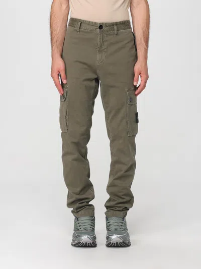 Stone Island Pants  Men Color Military In Green