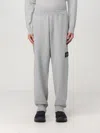 Stone Island Slim Fit Joggers With Pockets And Drawstring Waistband In Mouse Grey