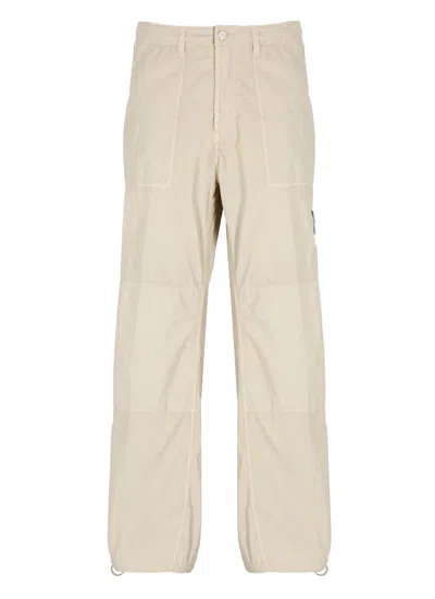 Stone Island Trousers With Logo
