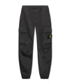 Stone Island 3100033 Cargo-pocket Elasticated Trousers In Black