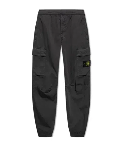 STONE ISLAND 3100033 CARGO-POCKET ELASTICATED TROUSERS