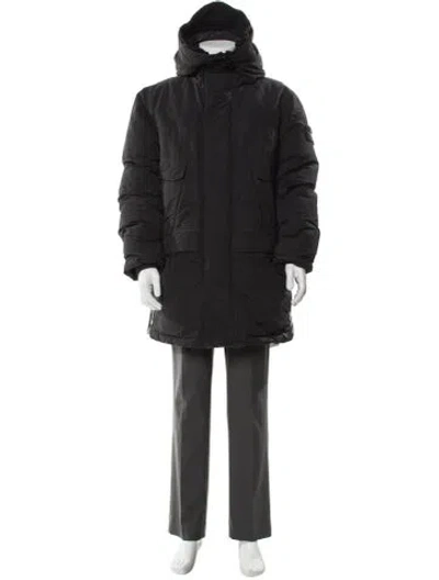 Pre-owned Stone Island Parka In Black