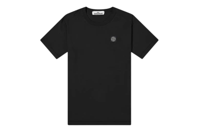 Pre-owned Stone Island Patch Logo T-shirt (741524113-v0029) Black