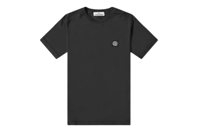 Pre-owned Stone Island Patch Logo T-shirt (761524113-v0029) Black