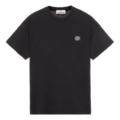 Stone Island Patch Logo T-shirt 'black'