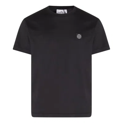 STONE ISLAND STONE ISLAND PATCH LOGO T-SHIRT 'BLACK'