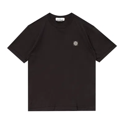 Pre-owned Stone Island Patch Logo T-shirt 'black' | Men's Size L