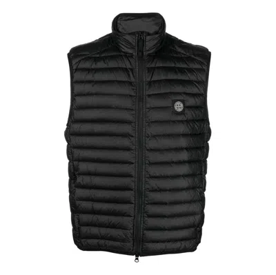 Stone Island Patch Nylon Down Vest 'black'