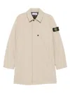 Stone Island Patch-pocket Coat In Neutral