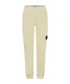 Stone Island Patch-pocket Corduroy Trousers In Animal Print
