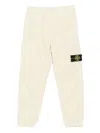 Stone Island Patch-pocket Corduroy Trousers In Neutral