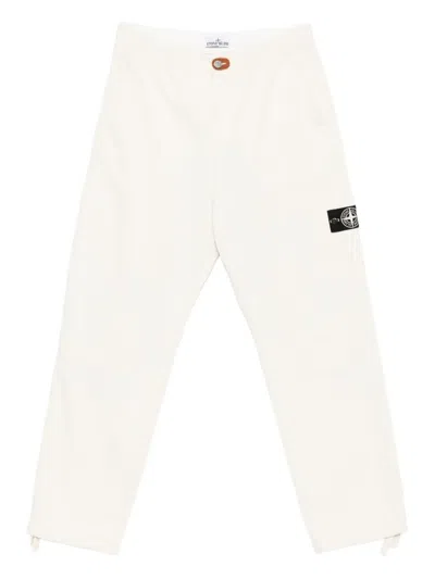 Stone Island Patch-pocket Drawstring Trousers In Neutral