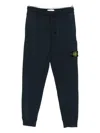 Stone Island Patch-pocket Drawstring Trousers In Blue