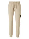 Stone Island Patch-pocket Drawstring Trousers In Neutral