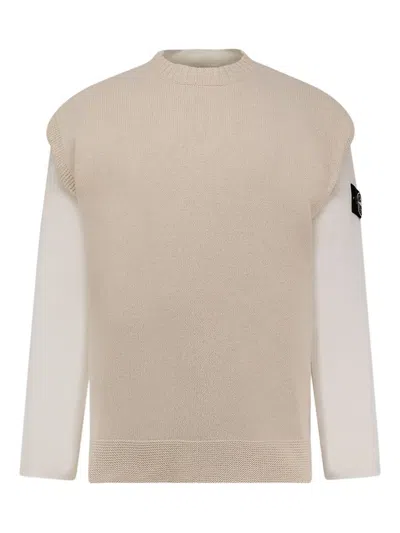 STONE ISLAND PATCH-POCKET SWEATER