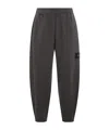 Stone Island Comfortable Trousers With Elastic Waistband And Side Pockets In Gray