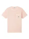 Stone Island Patch-pocket T-shirt In Pink