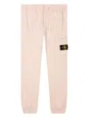 Stone Island Patch-pocket Track Pants In Pink