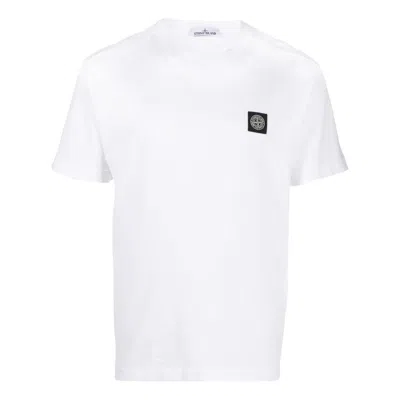 STONE ISLAND STONE ISLAND PATCH T-SHIRT 'WHITE'
