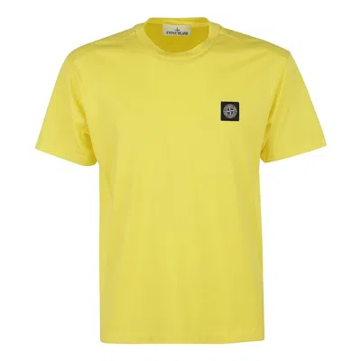 Stone Island Patch T-shirt 'yellow'