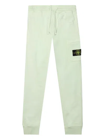 Stone Island Patch-pocket Cargo Trousers In Gray