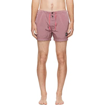 Stone Island Pink B100003 Nylon Metal Econyl Swim Shorts