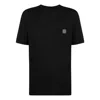 Stone Island Pisato Effect Logo Patch T-shirt 'black'