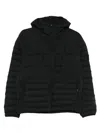 Stone Island Seamless And Anti-drop Hooded Down Jacket Clothing In Black
